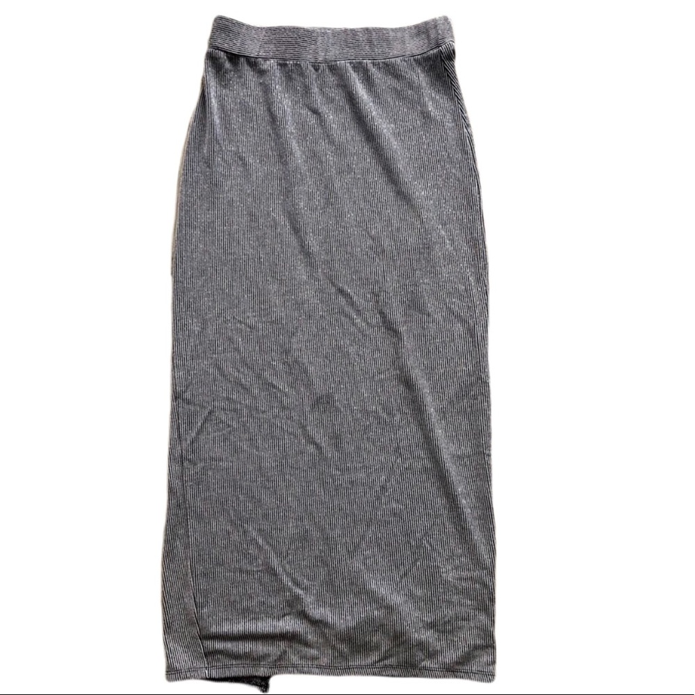 NWOT silence + noise Ribbed Striped Maxi Skirt